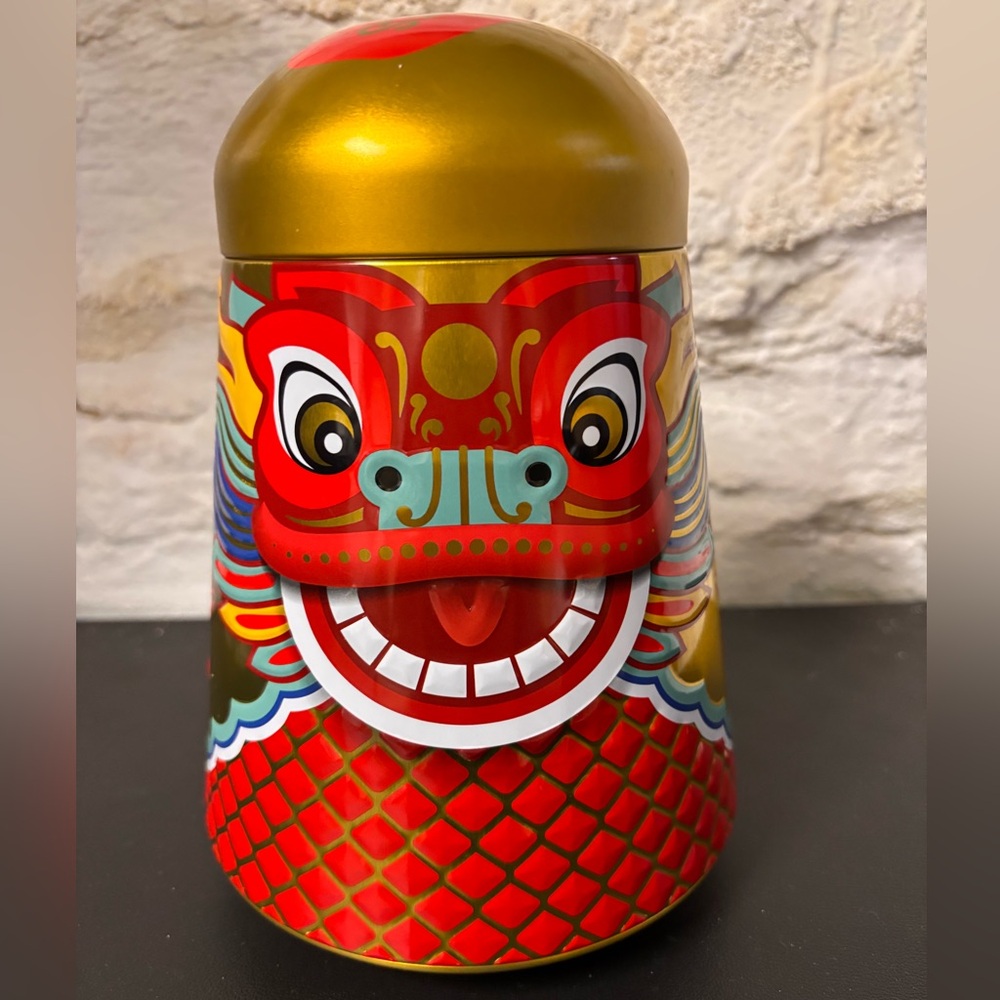 Colorful Dragon Design Container